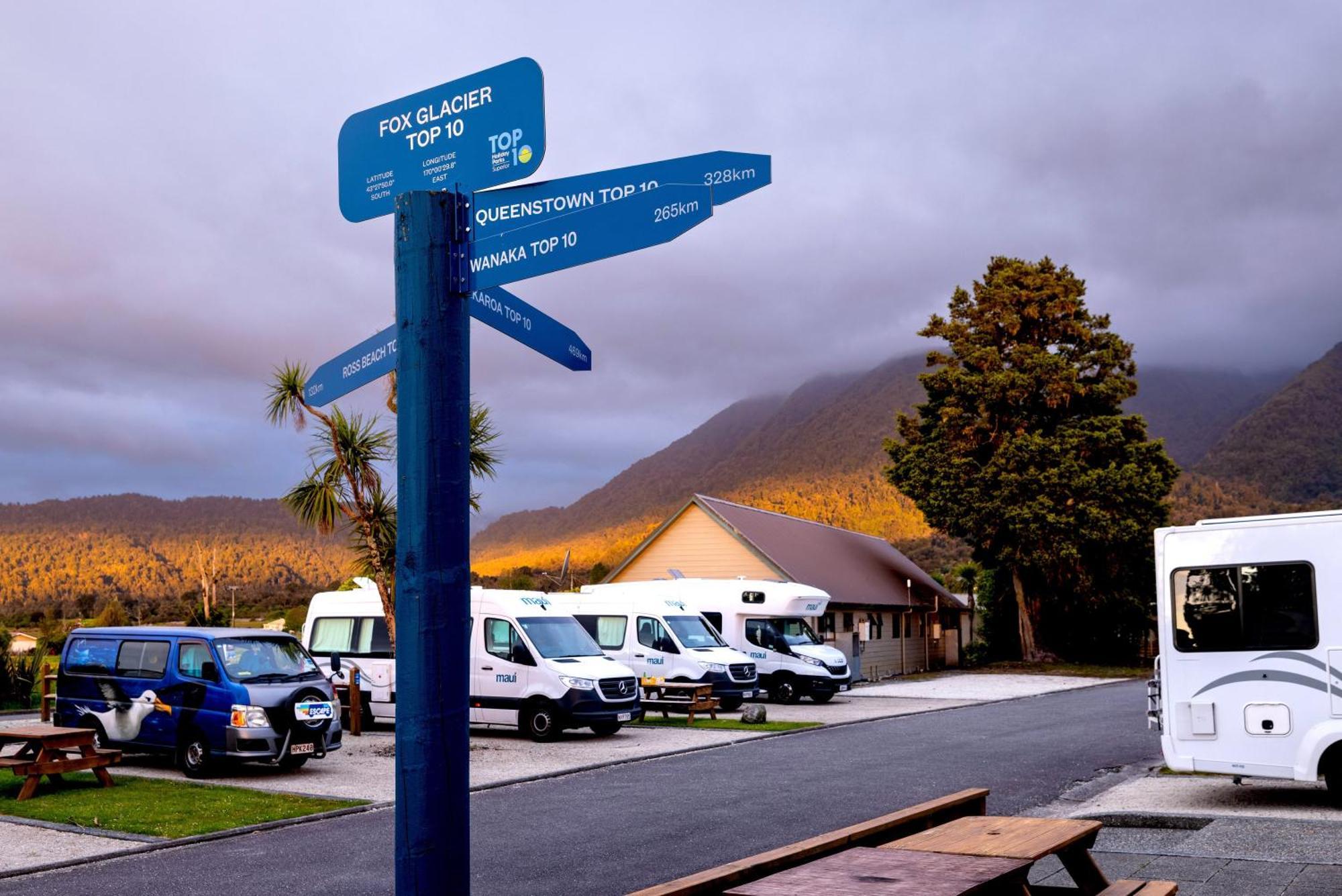Fox Glacier Top 10 Holiday Park & Motels Exterior foto